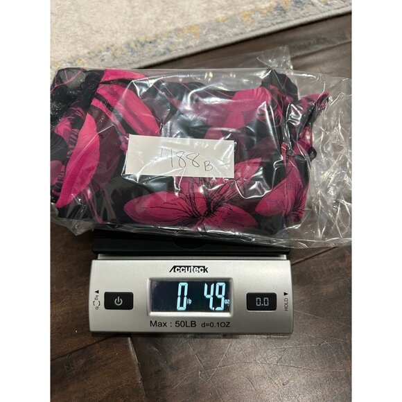 Dana Buchman Petite Womens Floral Pink & Black Maxi Skirt Size 6 Flowy Chic - Picture 9 of 9